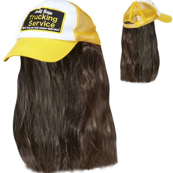 Cappello da Camionista con Capelli Castani