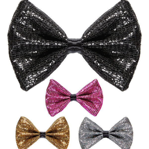 Papillon Glitter Quadrati Colori Assortiti