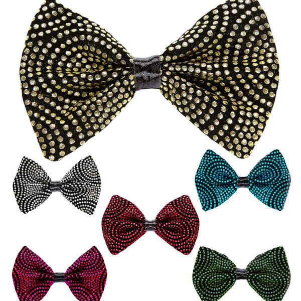 Papillon a Pois Metallici Colori Assortiti