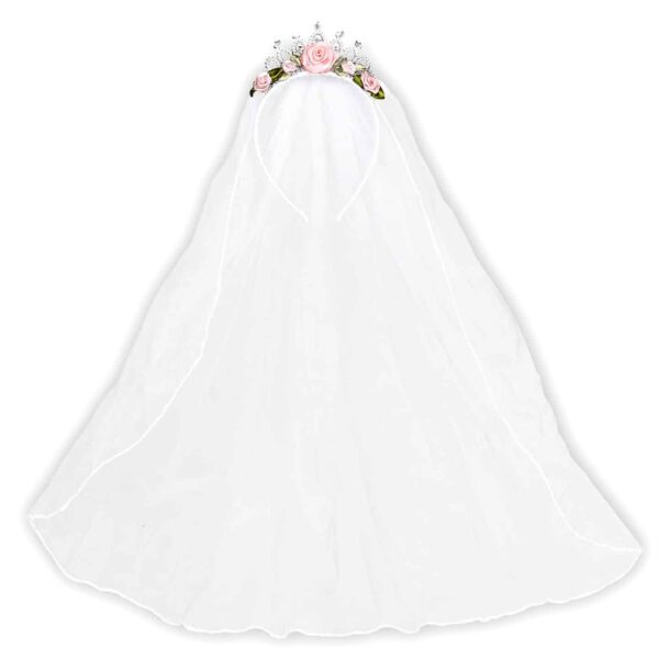 Cerchietto con Velo da Sposa