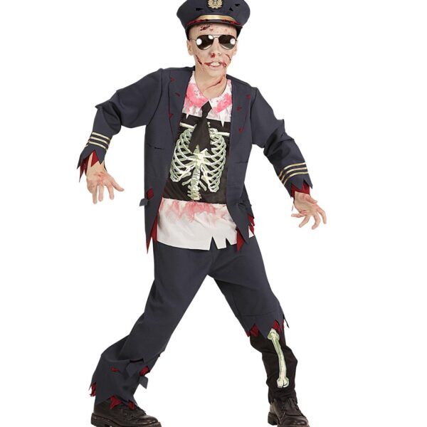 Costume da Poliziotto Zombie