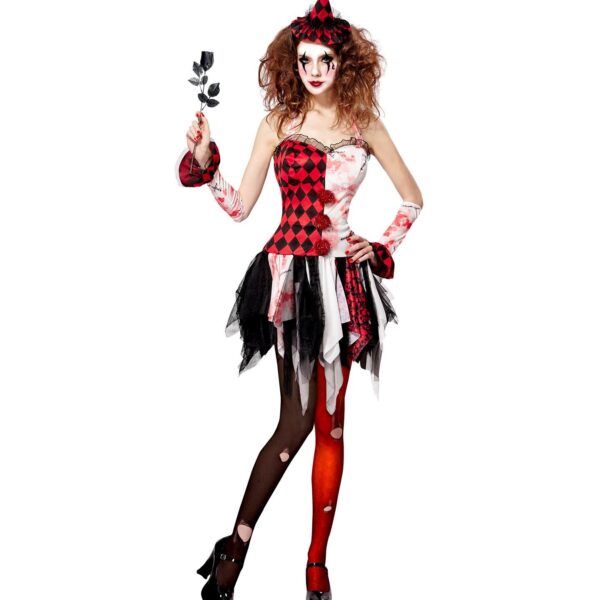 Costume da Arlecchina Horror