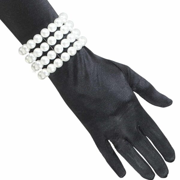 Braccialetto Bianco con Perline
