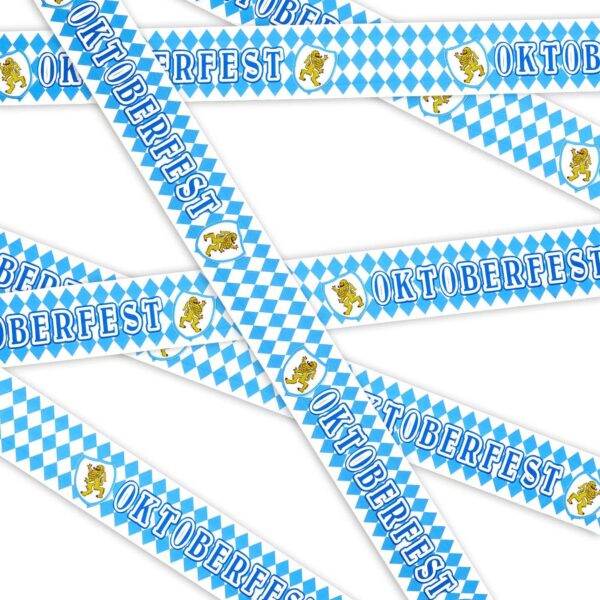 Nastro Barricata Bianco e Azzurro Oktoberfest