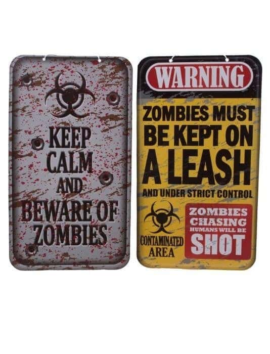 Cartelli Pericolo Zombie