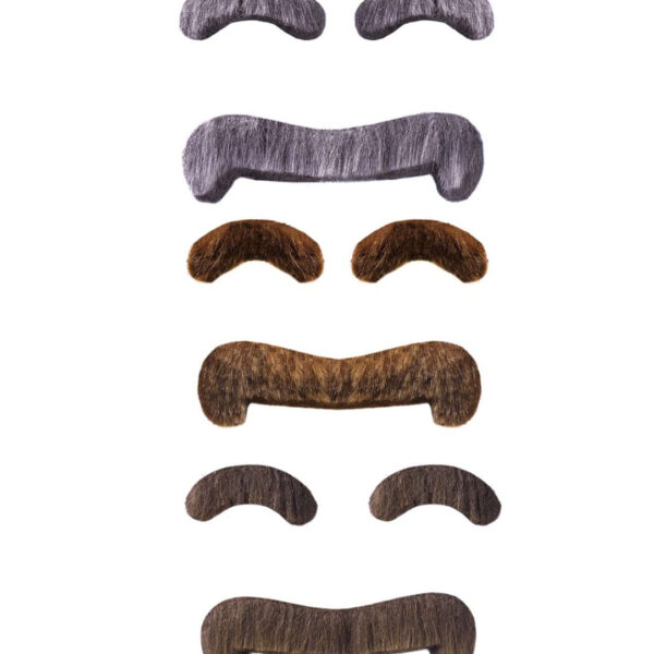 Baffi e Sopracciglia Colori Assortiti da Gentleman