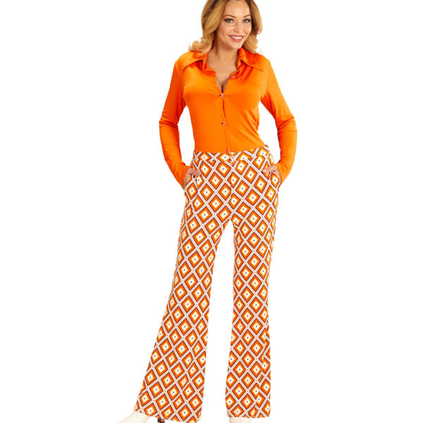 Pantaloni Multicolore da Donna Anni '70