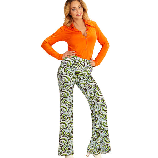 Pantaloni Multicolore da Donna Anni '70