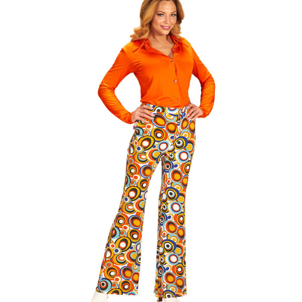 Pantaloni Multicolore da Donna Anni '70