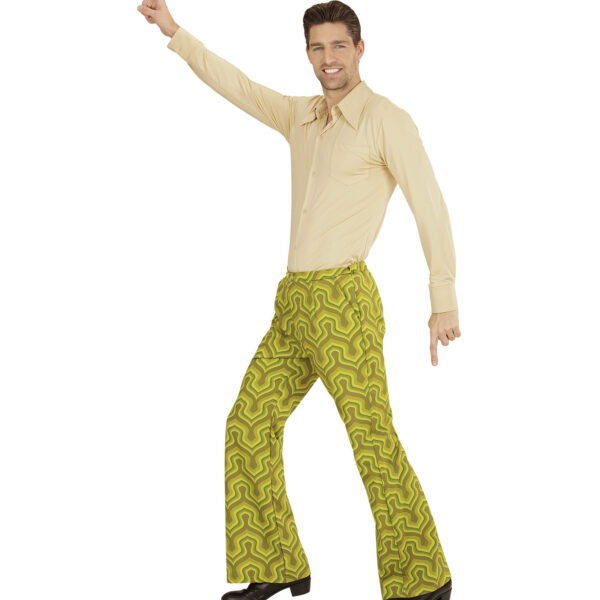 Pantaloni Multicolore da Uomo Anni '70