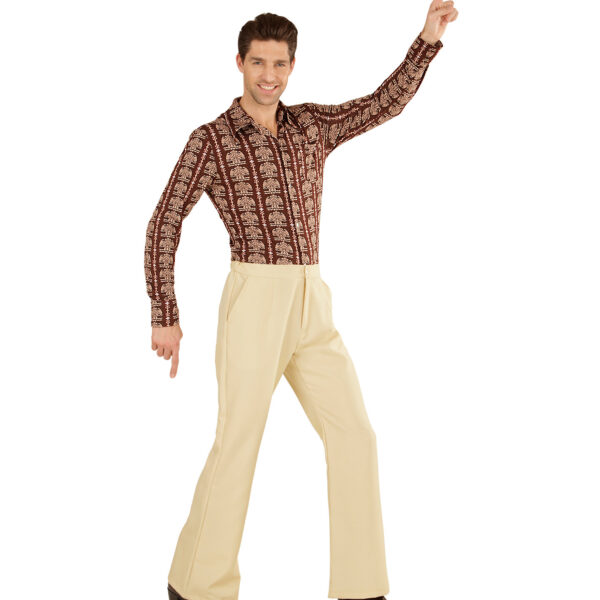 Pantaloni Panna da Uomo Anni '70