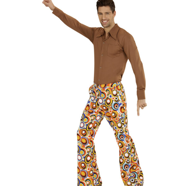 Pantaloni Multicolore da Uomo Anni '70