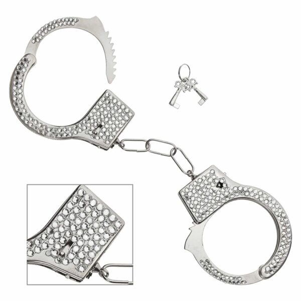 Manette Argento con Strass