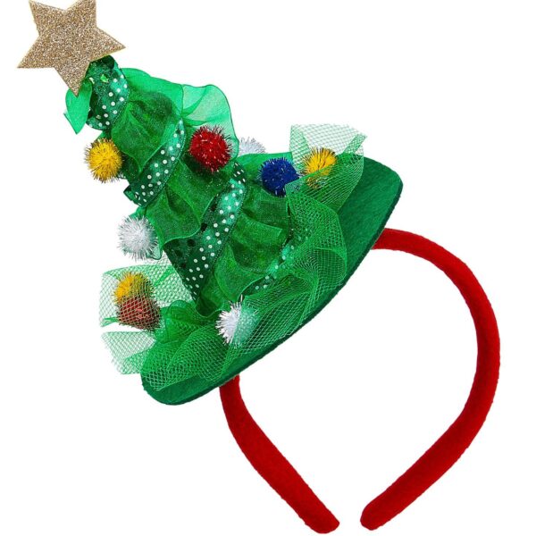 Cerchietto con albero di Natale
