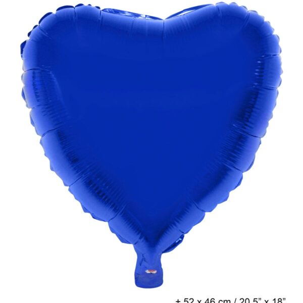 Palloncino in Mylar Cuore 55 Cm Colori Assortiti