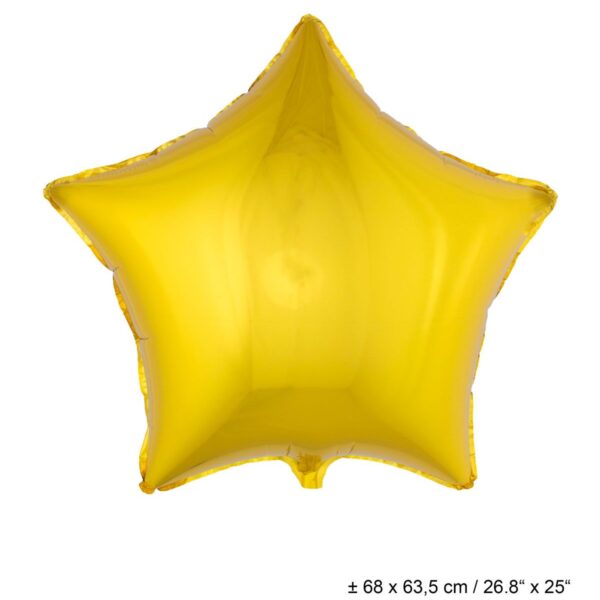 Palloncino Mylar Stella Oro