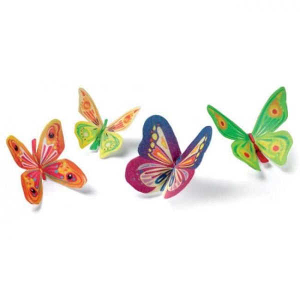 Cialda 3D Farfalle Assortite