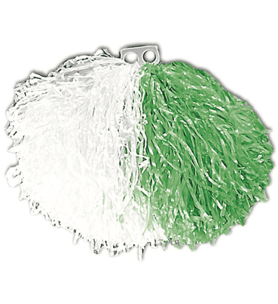 Pom Pom Bianco Verde