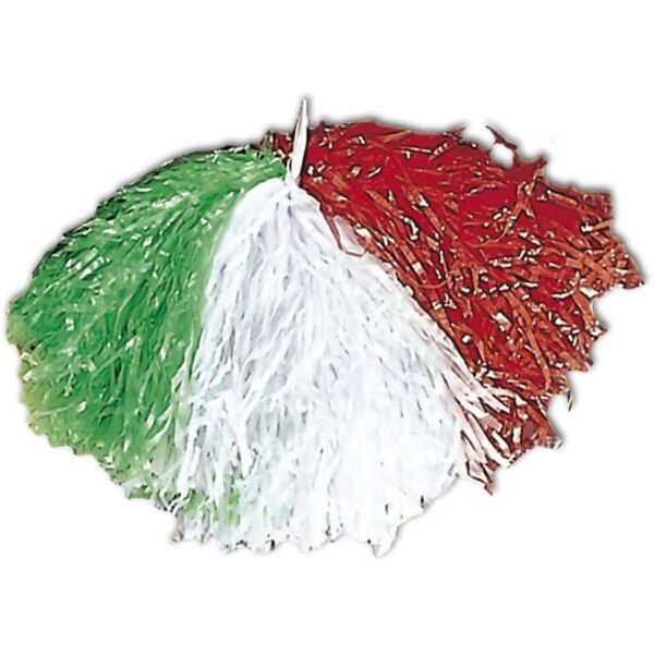 Pom Pom Verde Bianco Rosso Italia