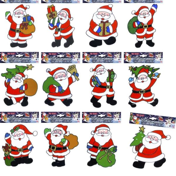 Vetrofania Natalizia Babbo Natale