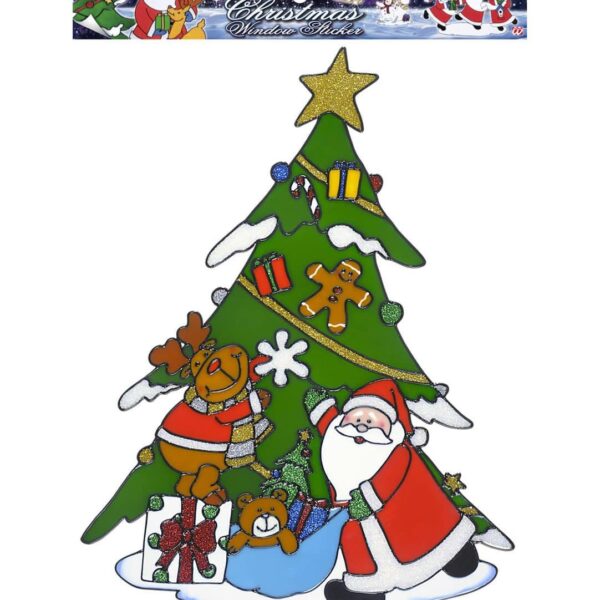 Vetrofania Natalizia Albero di Natale