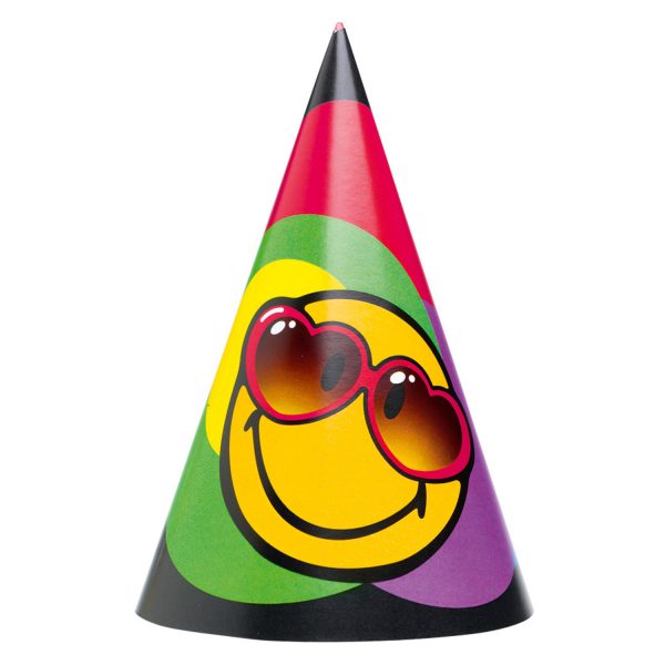 Cappellini a Cono per Festa Smiley Express Yourself