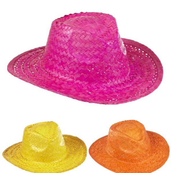 Cappello in Paglia Panama colori Assortiti
