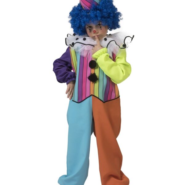 Costume Clown Arcobaleno