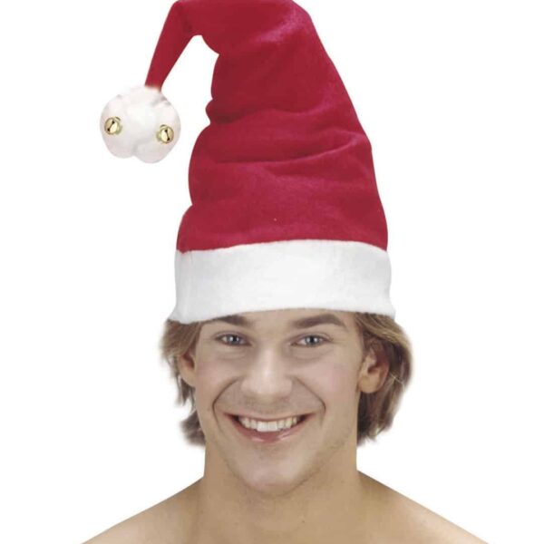 Cappello da Babbo Natale con Campanelle