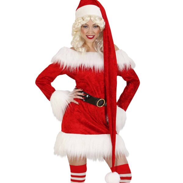Cappello da Babbo Natale Extra Lungo