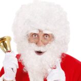 Parrucca e Barba Riccia di Babbo Natale