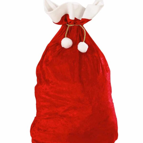 Sacco dI Babbo Natale in Velluto e Peluche