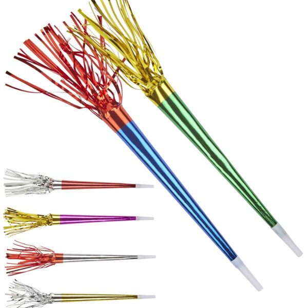 Set da Due Trombette Metallizzate 35 cm