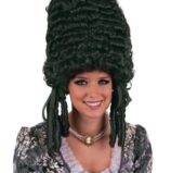 Parrucca Nera Pompadour