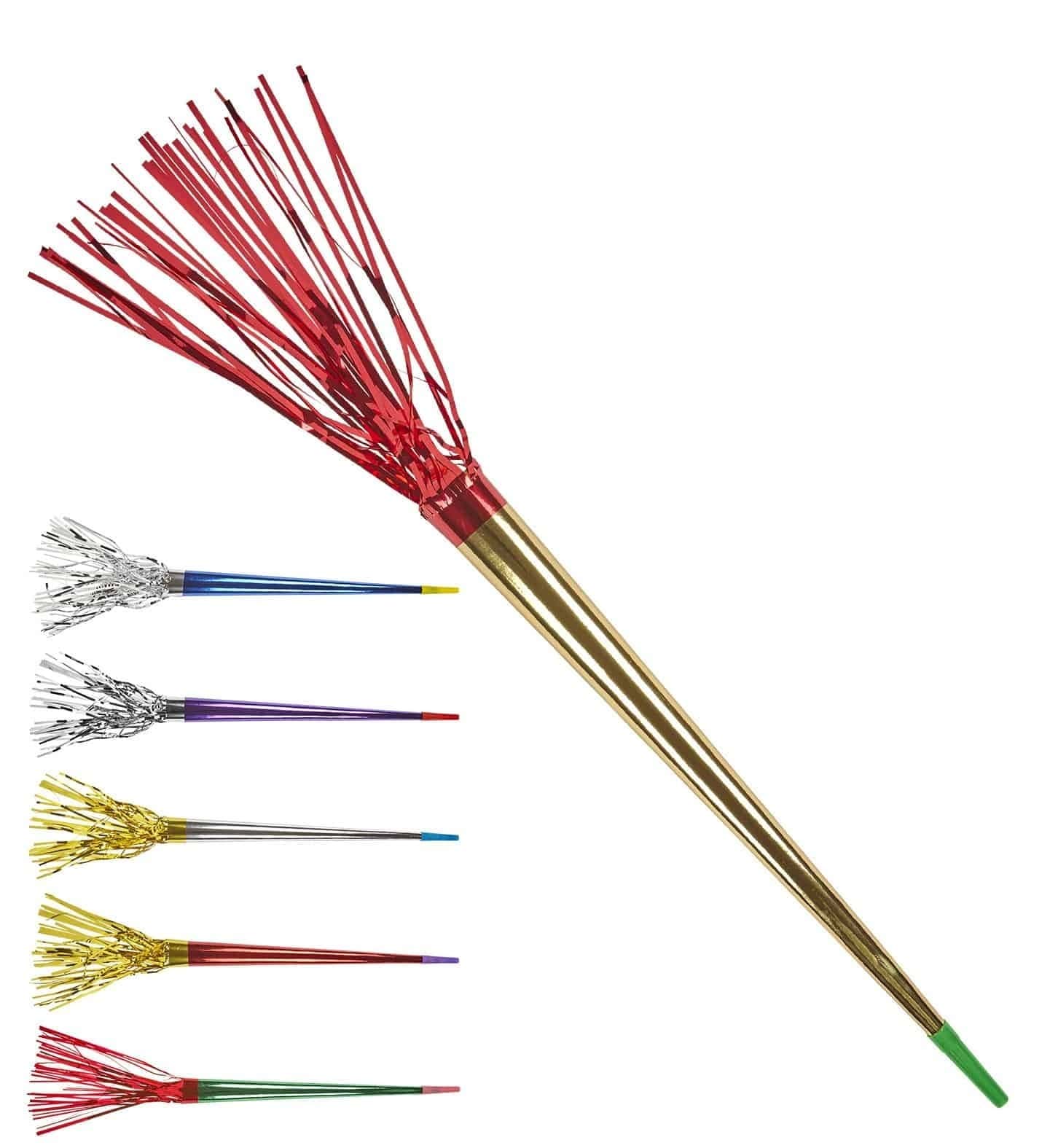 Trombette Colorate Metallizzate 50 cm.