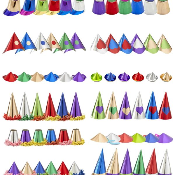 Set 72 Cappellini Metallizzati Piccoli