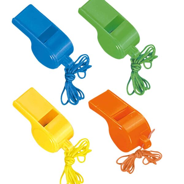 Fischietti in Plastica colorati