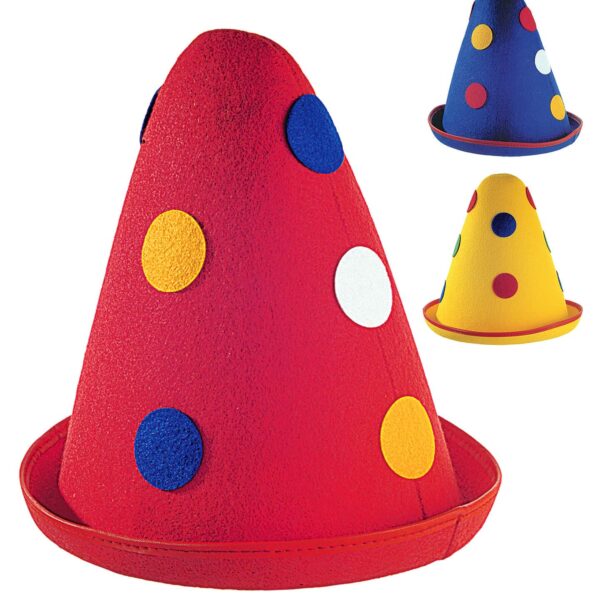 Cappello Cono con Pois Colori Assortiti