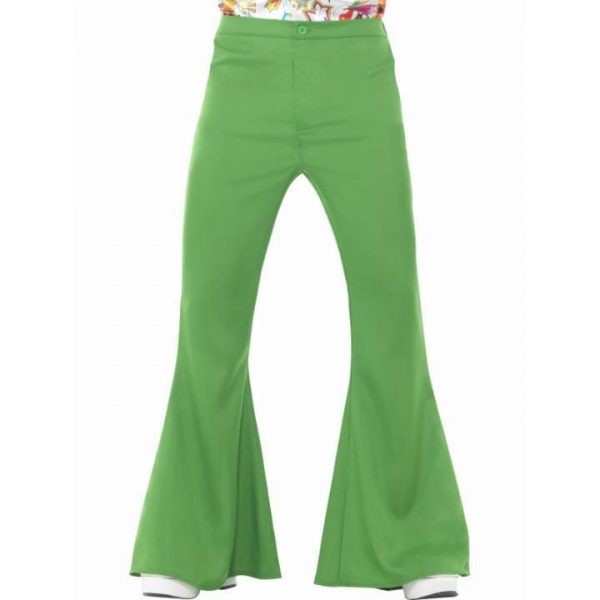 Pantalone Verde a Zampa di Elefante