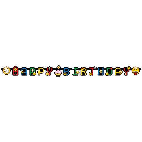 Festone Sagomato Smiley Emoticon