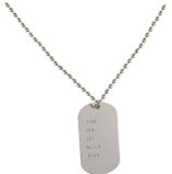 Collana con Piastrina da Soldato