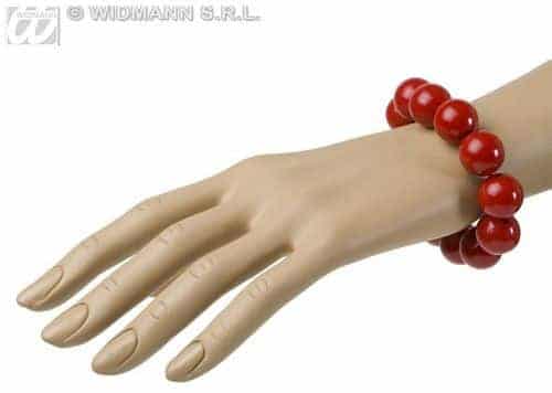 Braccialetto anni'70 Rosso