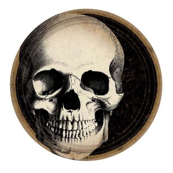 Piatti Halloween con Teschio