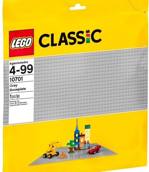 Lego Base Grigia 387 x 438 x 3 Mm