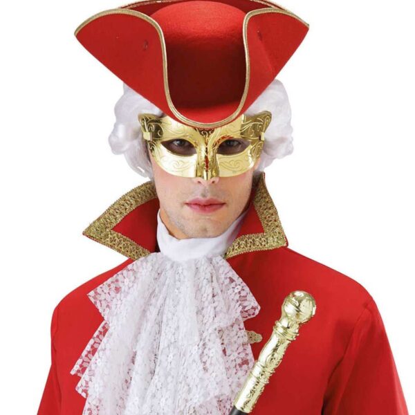 Maschera Domini Oro Metallizzata