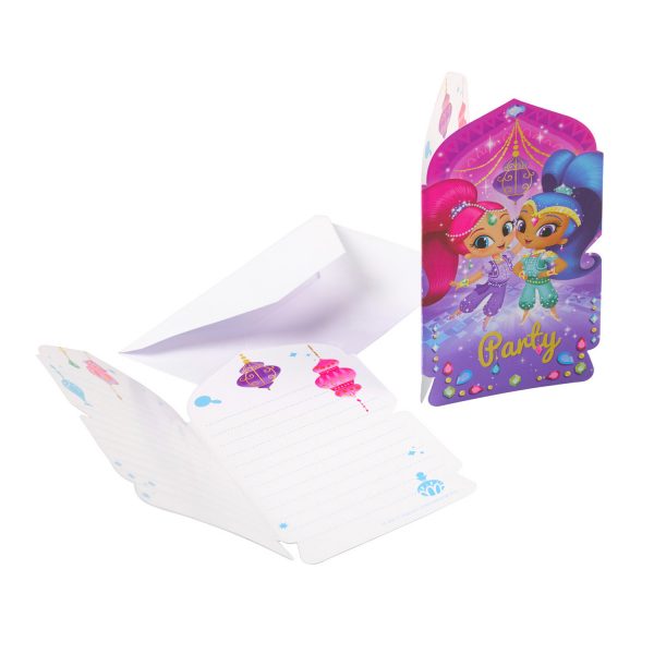 Inviti Festa di Compleanno Shimmer & Shine