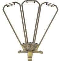 Espositore metallico verticale a tre posti