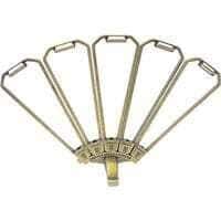 Espositore metallico verticale a cinque posti
