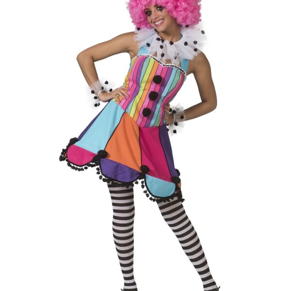 Costume Clown Arcobaleno
