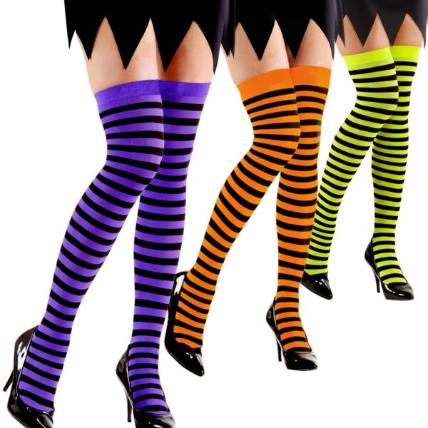 Calze Parigine a Righe Colori Assortiti